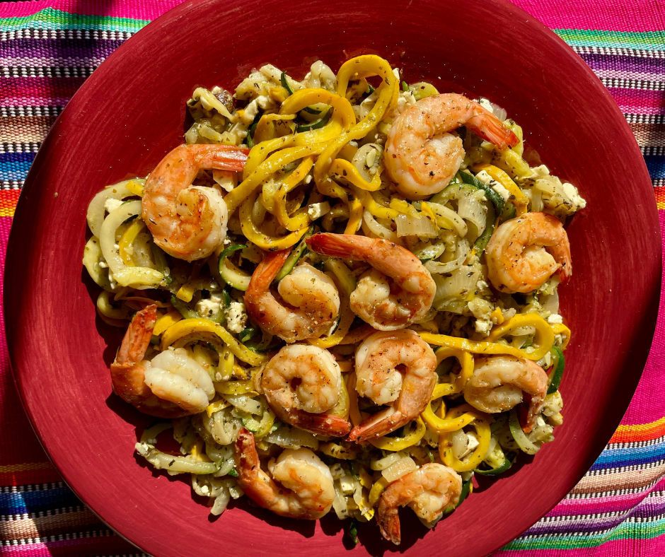 Beautiful zucchini noodles