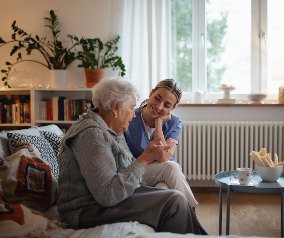 Family discussing palliative care vs hospice with healthcare professional